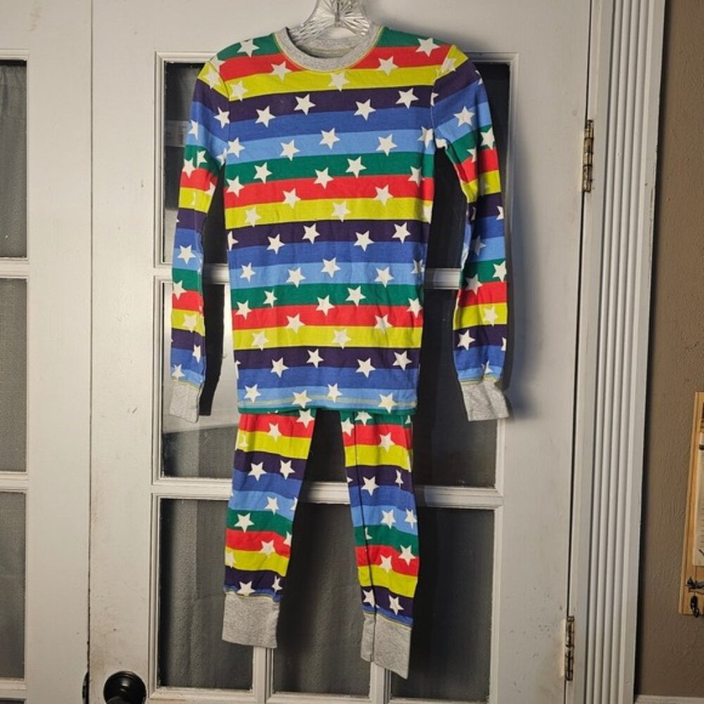 Mini Boden Girls Rainbow Star Pajamas 152 12 Years
